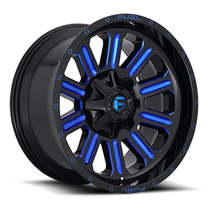 Fuel Offroad Hardline Gloss Black W/ Blue Wheel