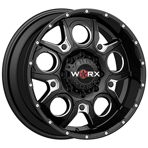 Shop All Worx Rebel 809 Gloss Black Milled Wheels At Extreme Customs