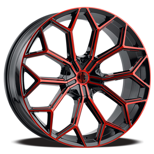 2Crave No.42 Gloss Black W/ Red Machined Accents