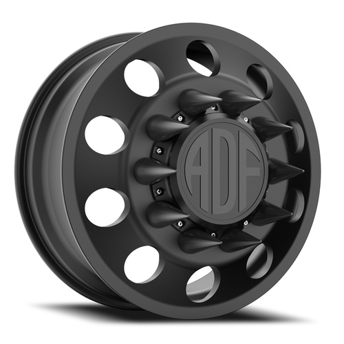 ADF Wheels Classic Dually Satin Black - Part Number D101SB248221+144 ADF Wheels Classic Dually Satin Black Photo
