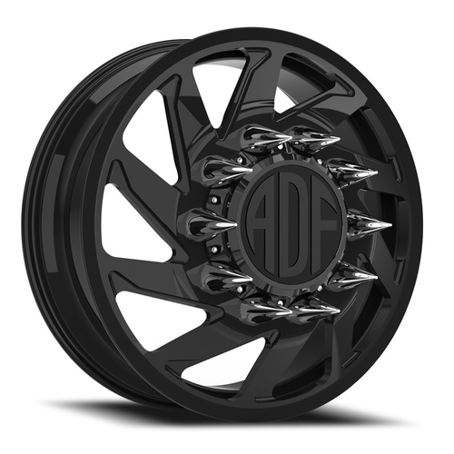ADF Wheels Contractor Dually Gloss Black - Part Number D203GB228220-167R ADF Wheels Contractor Dually Gloss Black Photo