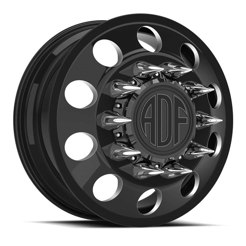 ADF Wheels Classic Gloss Black/Machined - Part Number D101BM245830-168 ADF Wheels Classic Gloss Black/Machined Photo
