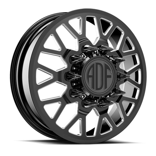 ADF Wheels Dfl Gloss Black/Machined - Part Number D211BM248222-167 ADF Wheels Dfl Gloss Black/Machined Photo