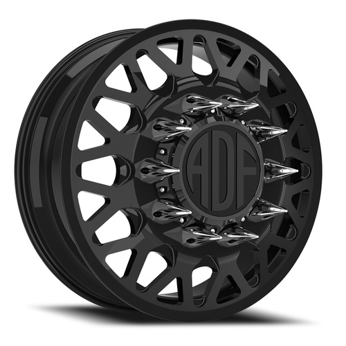 ADF Wheels Hot Shot Dually Gloss Black - Part Number D202GB248226+144 ADF Wheels Hot Shot Dually Gloss Black Photo