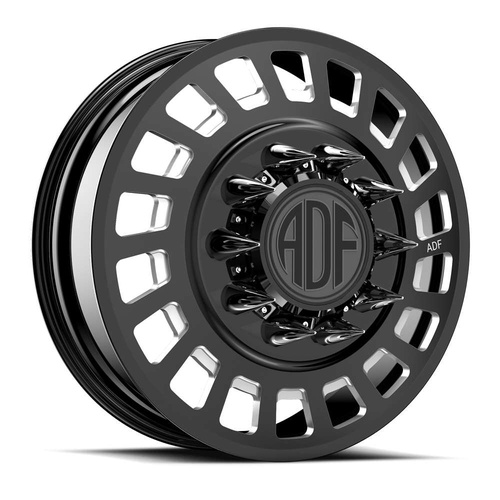 ADF Wheels Halo Gloss Black/Machined - Part Number I212BM268226+132R ADF Wheels Halo Gloss Black/Machined Photo