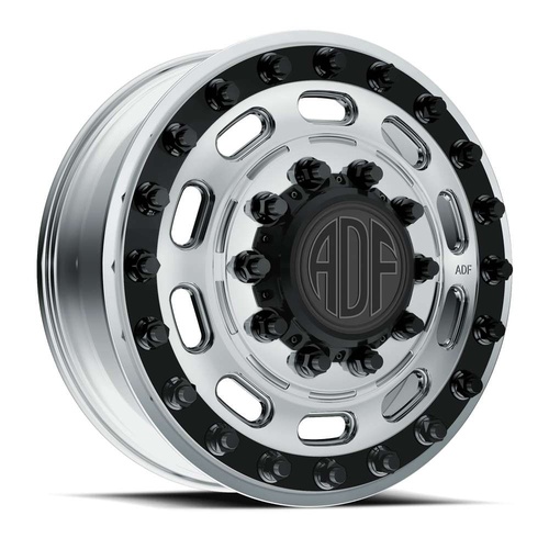 ADF Wheels Maximus Polished W/ Black Accents Photo