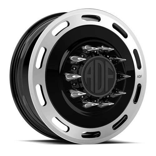ADF Wheels Optimus Gloss Black/Machined - Part Number D104BM208227-167 ADF Wheels Optimus Gloss Black/Machined Photo