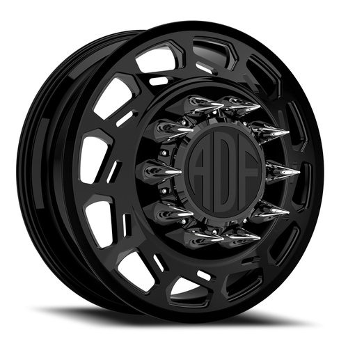 ADF Wheels Payload Dually Gloss Black - Part Number D201GB248225+144R ADF Wheels Payload Dually Gloss Black Photo
