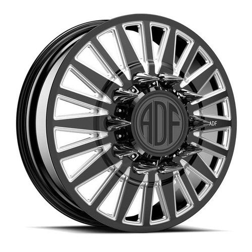 ADF Wheels Spartan Gloss Black/Machined - Part Number D222BM268228+132 ADF Wheels Spartan Gloss Black/Machined Photo