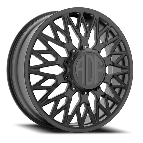 ADF Wheels Techno Mesh Dually Satin Black - Part Number D303SB208222+144 ADF Wheels Techno Mesh Dually Satin Black Photo