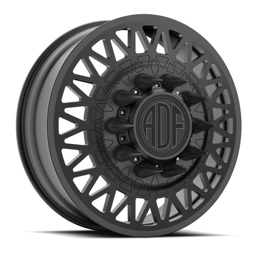 ADF Wheels The Rigger Satin Black - Part Number D224SB228223+144 ADF Wheels The Rigger Satin Black Photo