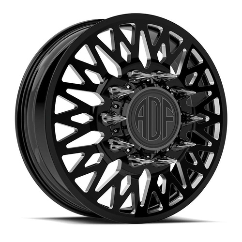 ADF Wheels Tm2 Gloss Black/Machined - Part Number D206BM288222-156 ADF Wheels Tm2 Gloss Black/Machined Photo