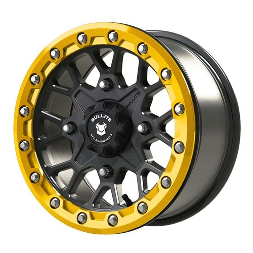 Bullite Bt-05 Gunmetal Gray W/ Neo Yellow Beadlock Photo