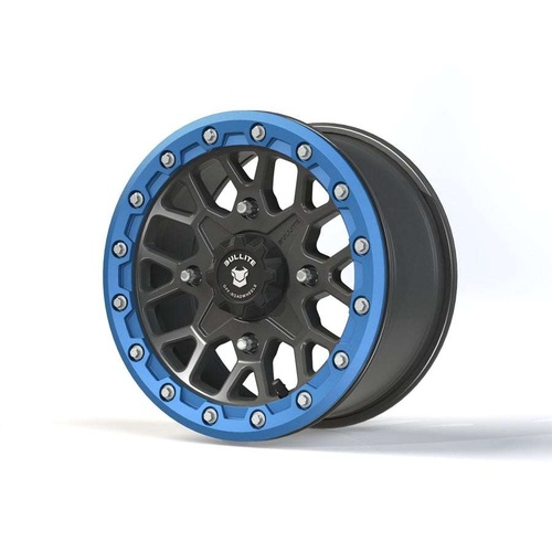 Bullite Bt-05 Gunmetal Gray W/ Sapphire Blue Beadlock Photo