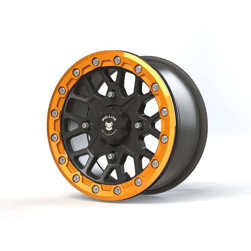 Bullite Bt-05 Satin Black W/ Aerospace Orange Beadlock - Part Number BT051507041371125 Bullite Bt-05 Satin Black W/ Aerospace Orange Beadlock Photo