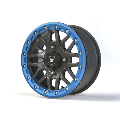 Bullite Bt-06 Gunmetal Gray W/ Sapphire Blue Beadlock Photo