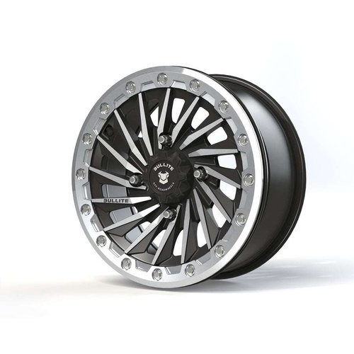 Bullite Bt-08 Satin Black W/ Raw Beadlock - Part Number BT081507041561226 Bullite Bt-08 Satin Black W/ Raw Beadlock Photo