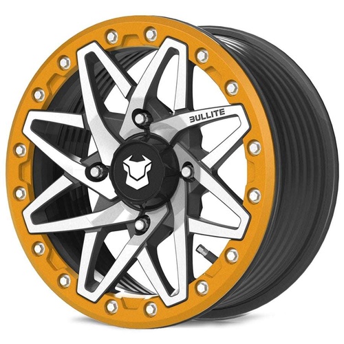 Bullite Pro-01 Gunmetal Gray W/ Aerospace Orange Beadlock - Part Number BS011507041561215 Bullite Pro-01 Gunmetal Gray W/ Aerospace Orange Beadlock Photo