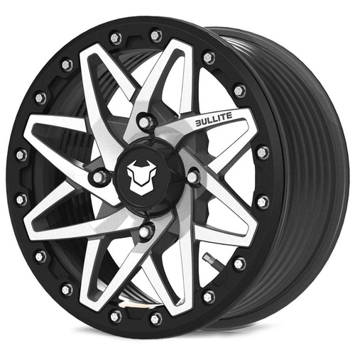 Bullite Pro-01 Gunmetal Gray W/ Satin Black Beadlock - Part Number BS011507041371212 Bullite Pro-01 Gunmetal Gray W/ Satin Black Beadlock Photo