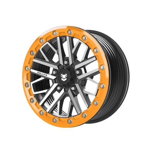 Bullite Pro-04 Satin Black W/ Aerospace Orange Beadlock - Part Number BS041507051141225 Bullite Pro-04 Satin Black W/ Aerospace Orange Beadlock Photo