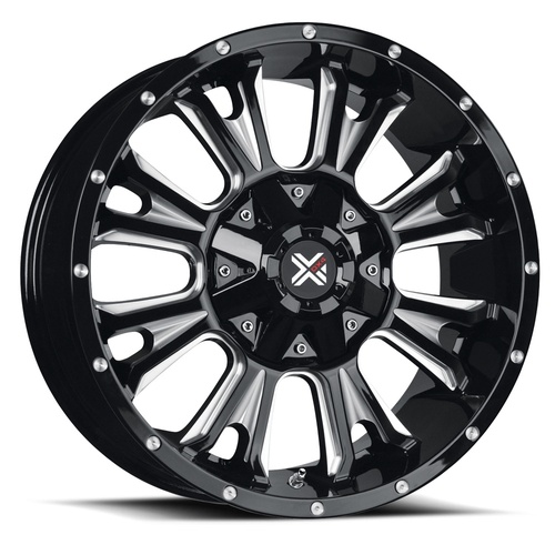 DX4 Renegade Gloss Black Milled - Part Number X82939-1078GBBM DX4 Renegade Gloss Black Milled Photo