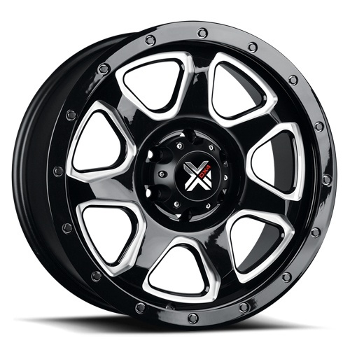 DX4 Storm Gloss Black Milled - Part Number X42091910108GBBM DX4 Storm Gloss Black Milled Photo