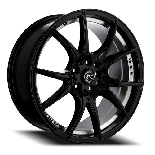 Drag Concepts DC27 Gloss Black Machined Undercut