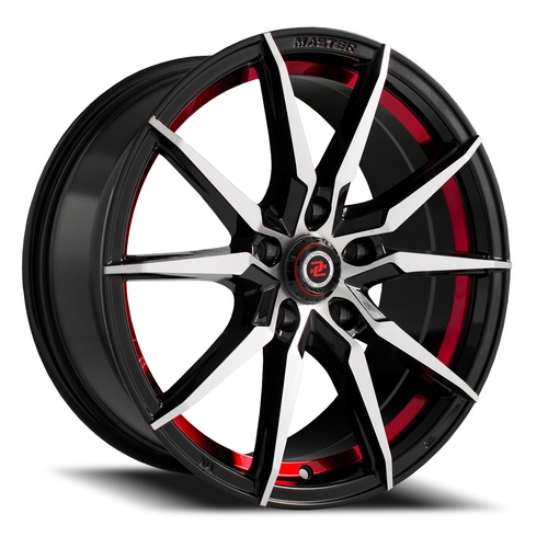 Drag Concepts Dc30 Black Machined W/ Red Undercut - Part Number DC30185545-35GBMR Drag Concepts Dc30 Black Machined W/ Red Undercut Photo