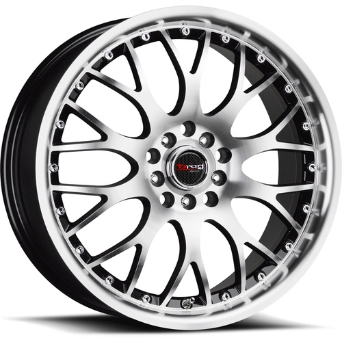 Drag Dr19 Gloss Black Machined - Part Number DR191875054573GBM Drag Dr19 Gloss Black Machined Photo