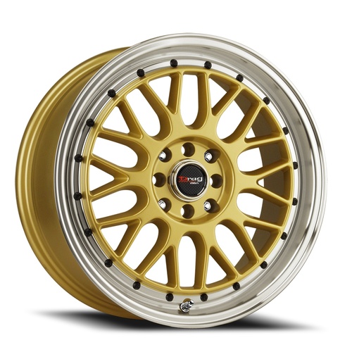 Drag Dr44 Gold W/ Machined Lip - Part Number DR44157044073GD Drag Dr44 Gold W/ Machined Lip Photo