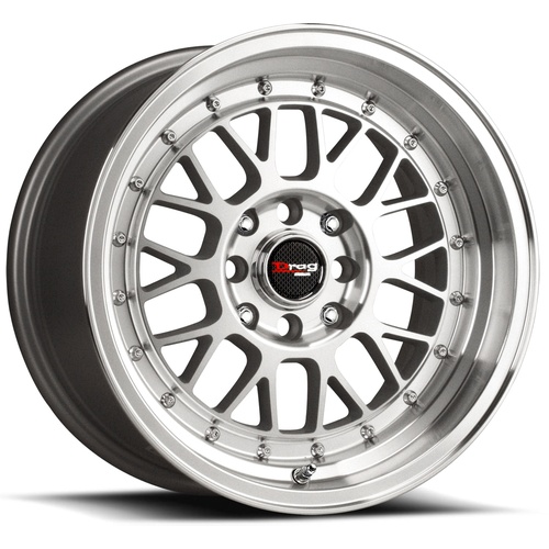 Drag Dr44 Silver W/ Machined Lip - Part Number DR44157044073S Drag Dr44 Silver W/ Machined Lip Photo