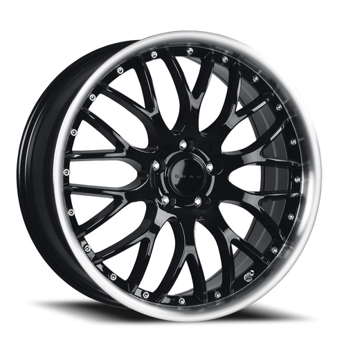 Drag Dr75 Gloss Black W/ Machined Lip - Part Number DR751985063873GB Drag Dr75 Gloss Black W/ Machined Lip Photo