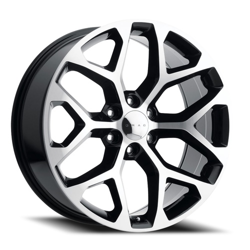 Drag Dr78 Gloss Black Machined - Part Number DR78229032478GBM Drag Dr78 Gloss Black Machined Photo