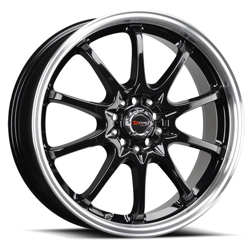 Drag Dr9 Gloss Black W/ Machined Lip Photo