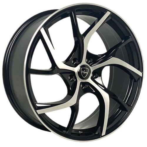 Elegance E008 Gloss Black W/ Brushed Face Photo