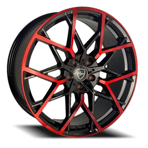 Elegance E009 Gloss Black W/ Candy Red Face Photo