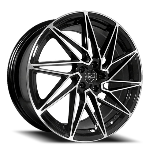 Elegance E015 Gloss Black Machined Photo