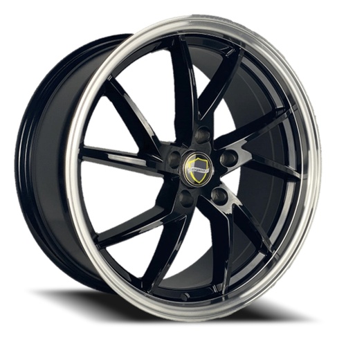 Elegance Sharp Gloss Black Machined - Part Number ESHARP-051435GBM Elegance Sharp Gloss Black Machined Photo