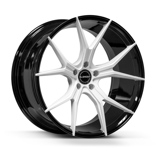 Element El1225 White With Black Lip - Part Number EL122520855120+35BLACK/WHITE Element El1225 White With Black Lip Photo