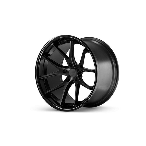 Ferrada FR2 Matte Black W/ Gloss Black Lip
