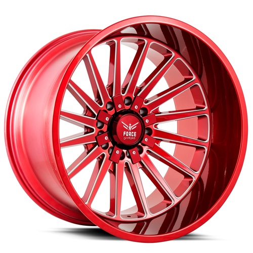 Force Off-Road F40 Candy Red Milled - Part Number F4022125127/139.7-44CANDYR/M Force Off-Road F40 Candy Red Milled Photo