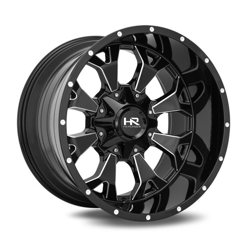 Hardrock Offroad Devastator H711 Gloss Black Milled Photo