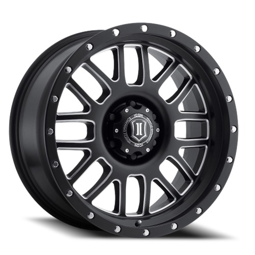 Icon Alloys Alpha Gloss Black Milled Photo