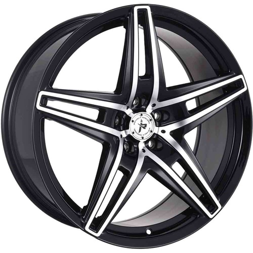 Impact 604 Gloss Black Machined - Part Number 604BMF-28513+35 Impact 604 Gloss Black Machined Photo