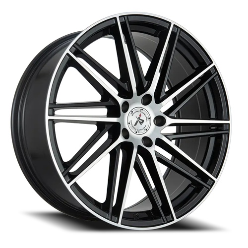 Impact 609 Gloss Black Machined - Part Number 609BMF-28512+35 Impact 609 Gloss Black Machined Photo