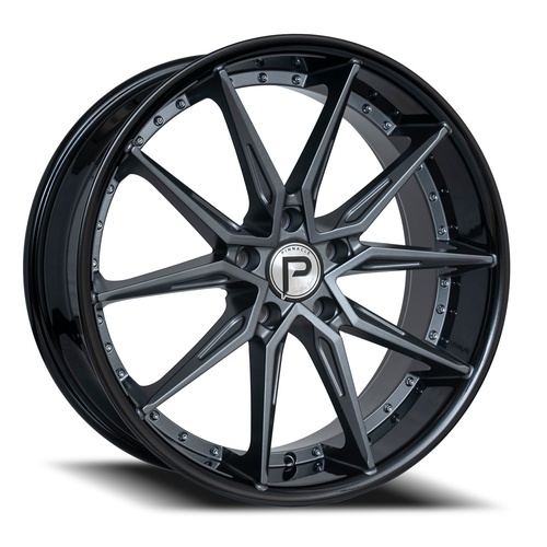 Pinnacle Enzo P218 Gunmetal W/ Black Lip - Part Number P21820855120-35GM/BL Pinnacle Enzo P218 Gunmetal W/ Black Lip Photo