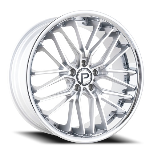 Pinnacle Legacy P214 Silver Machined W/ Stainless Lip - Part Number P21420105112-40SMS Pinnacle Legacy P214 Silver Machined W/ Stainless Lip Photo