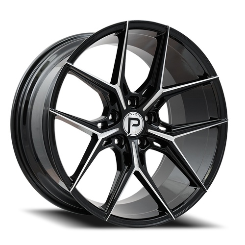 Pinnacle Splendent P204 Gloss Black Milled - Part Number P20422105115-20GBML Pinnacle Splendent P204 Gloss Black Milled Photo