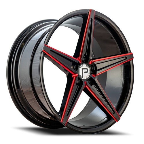 Pinnacle Supreme P202 Black W/ Red Milling - Part Number P20220105115-20RML Pinnacle Supreme P202 Black W/ Red Milling Photo