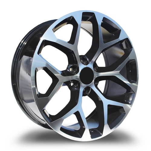 Replica Wheels R6701 Black Machined Photo